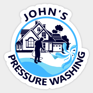 John's Pressure Washing Sticker